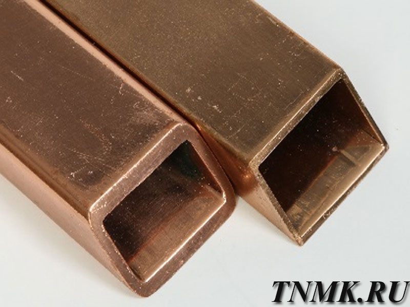 Труба медная профильная 5х10х1,5 М2 ГОСТ 16774-2015 купить в Прокопьевске
